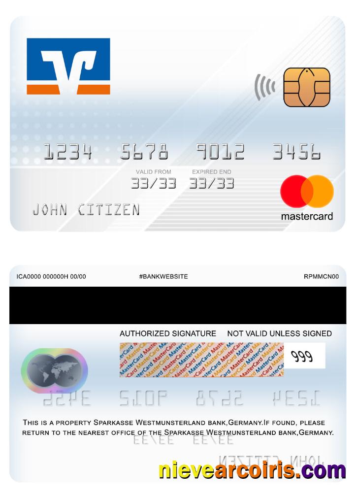 Germany Volksbank mastercard